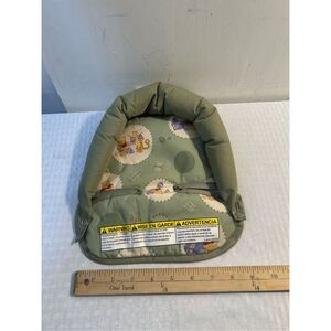 Disney Winnie the Pooh green infant carseat head support vintage